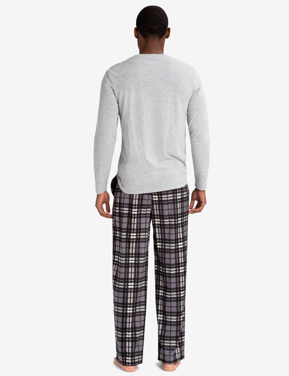 45910-1A-XL #FollowMe Polar Fleece Pajama Pants Set for Men