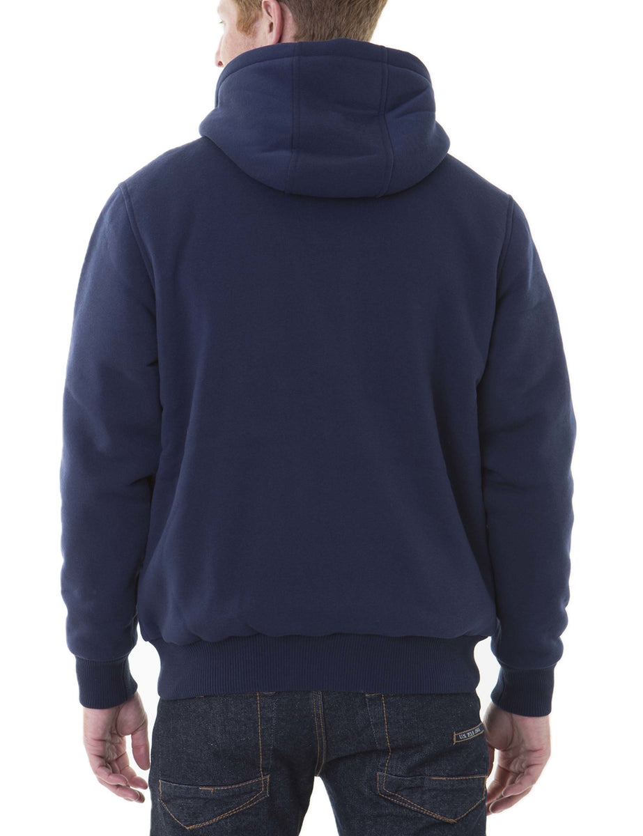 Brave Soul Mens Hooded Sweatshirt Jumper 'Zone' Hoodie Sherpa Lined – Eon  Clothing