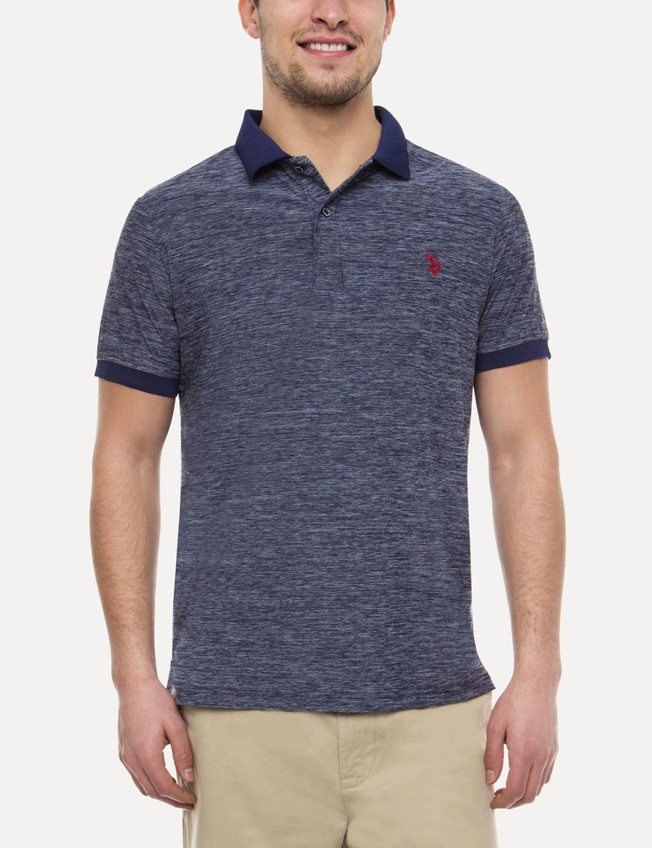 SPACE DYE PERFORMANCE POLO SHIRT U.S. Polo Assn.