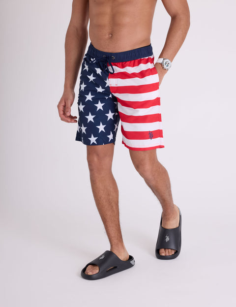 USA FLAG SWIM SHORTS - U.S. Polo Assn.
