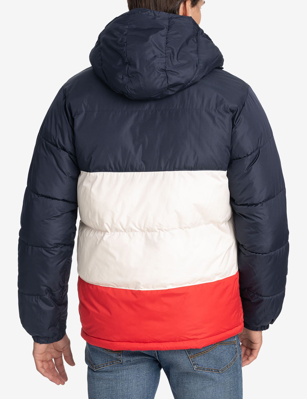 Tri Color Jacket BIG LOGO TRI COLOR QUILTED PUFFER JACKET– U.S. Polo Assn.