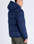 SOLID QUILTED CHANNEL PUFFER JACKET