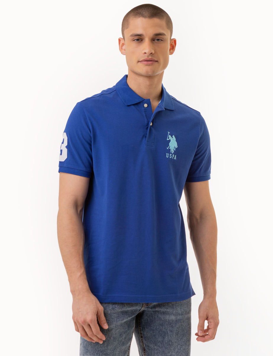 BIG LOGO SOLID POLO SHIRT– U.S. Polo Assn.