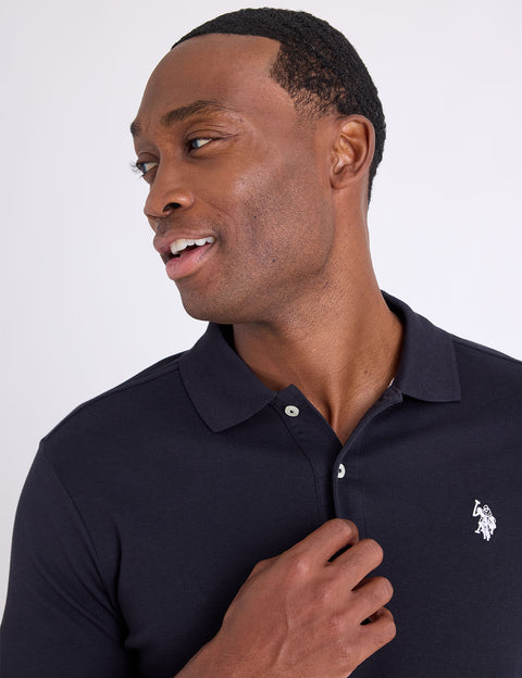 SOLID INTERLOCK POLO SHIRT - U.S. Polo Assn.