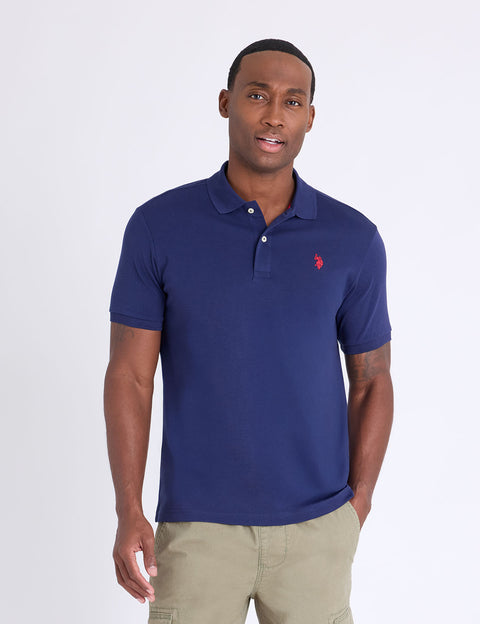 SOLID INTERLOCK POLO SHIRT - U.S. Polo Assn.