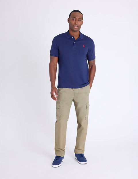 SOLID INTERLOCK POLO SHIRT - U.S. Polo Assn.