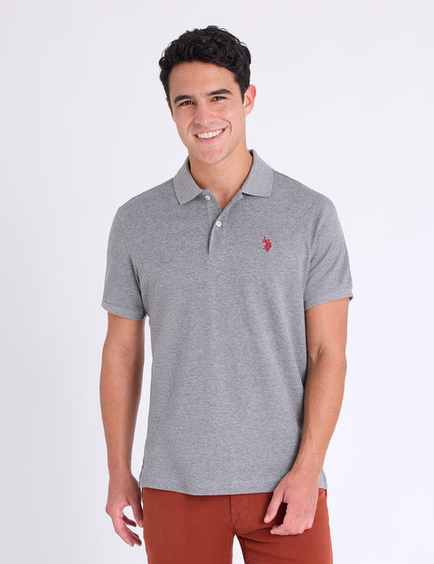 SOLID INTERLOCK POLO SHIRT - U.S. Polo Assn.
