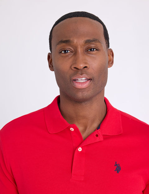 SOLID INTERLOCK POLO SHIRT - U.S. Polo Assn.
