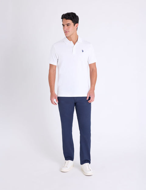 SOLID INTERLOCK POLO SHIRT - U.S. Polo Assn.