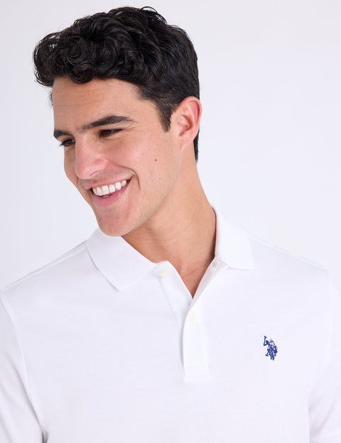 SOLID INTERLOCK POLO SHIRT - U.S. Polo Assn.