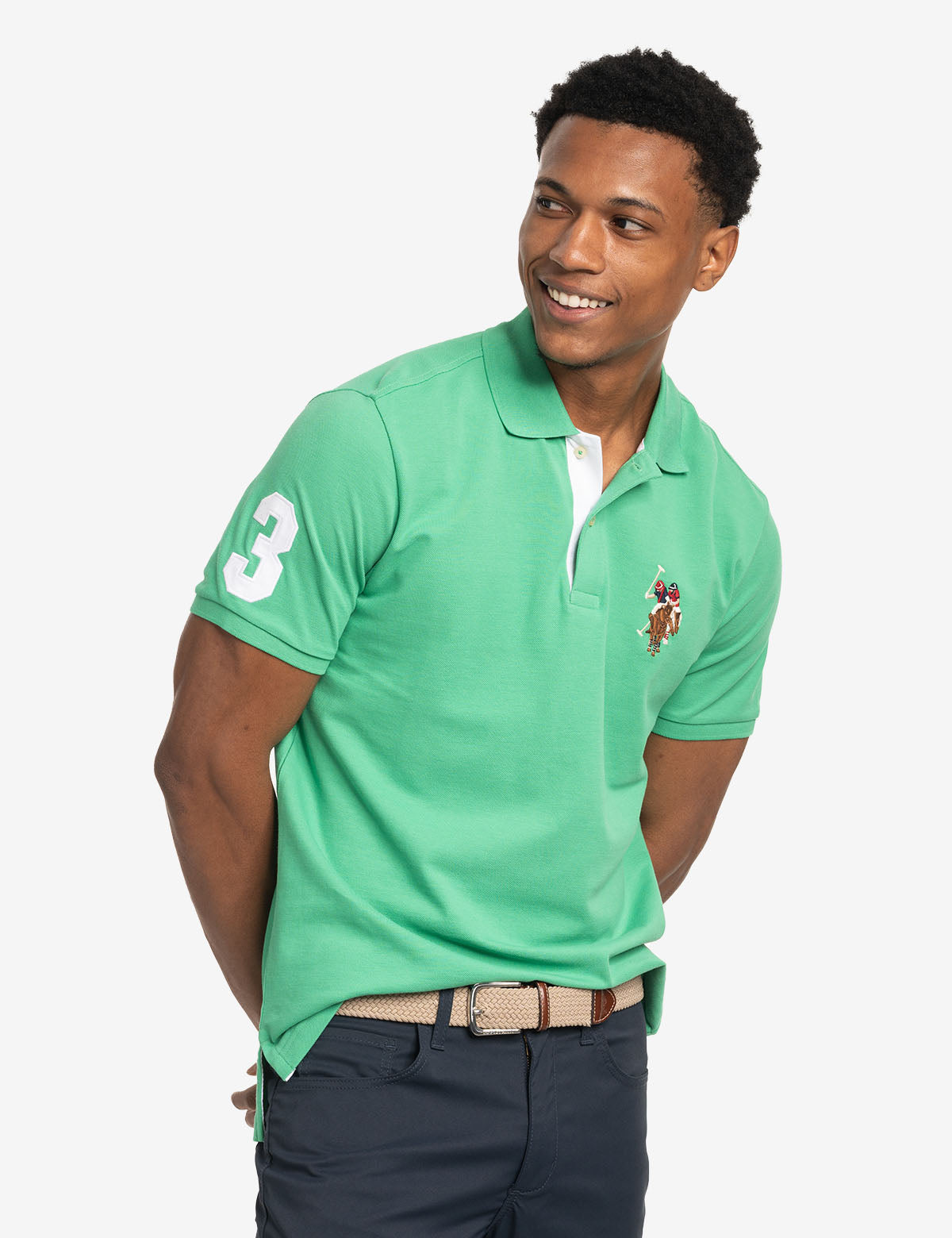MULTI COLOR BIG LOGO POLO SHIRT U.S. Polo Assn.