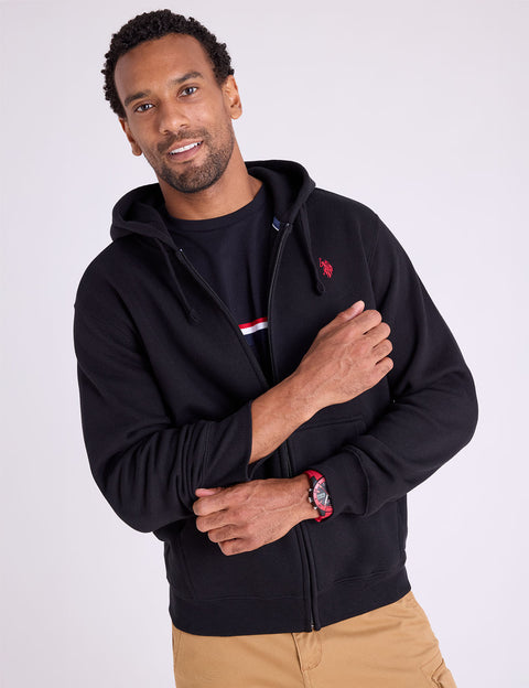 FULL ZIP LINED HOODIE - U.S. Polo Assn.