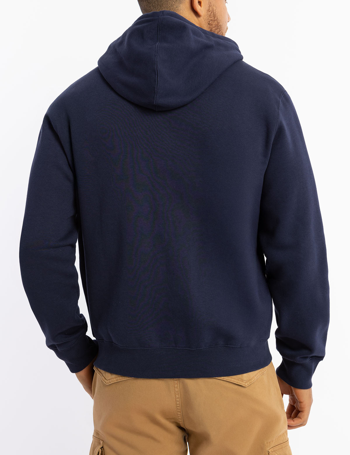 Long-cut Looped Pile Zip-up Hoodie