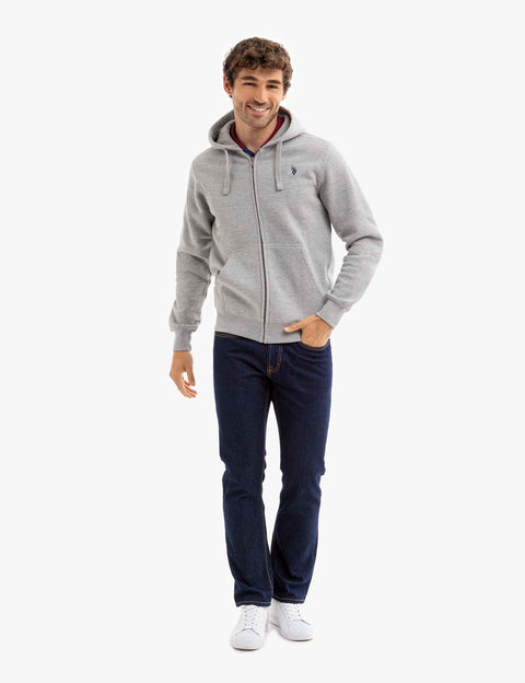 FULL ZIP LINED HOODIE - U.S. Polo Assn.