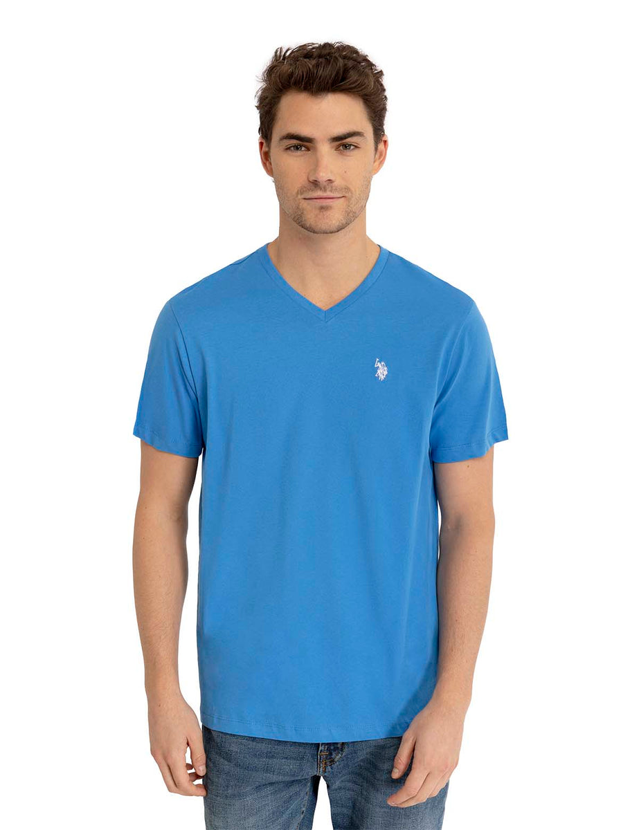 SOLID V-NECK T-SHIRT– U.S. Polo Assn.