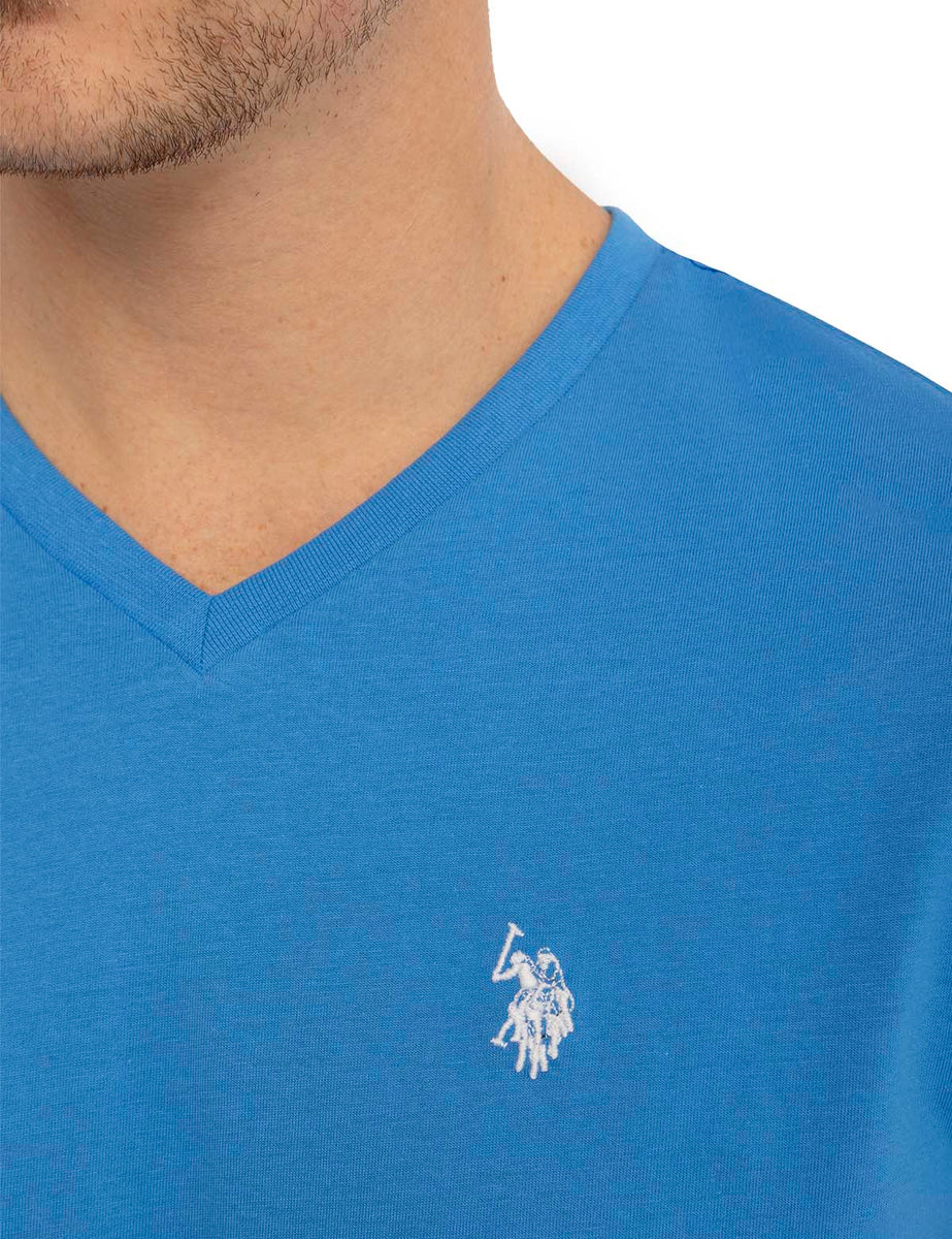 SOLID V-NECK T-SHIRT– U.S. Polo Assn.