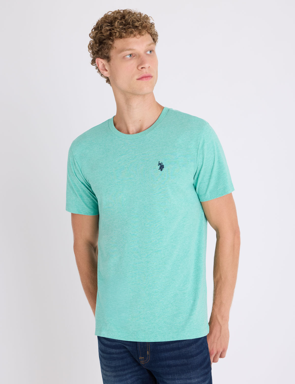 SOLID CREW NECK T-SHIRT