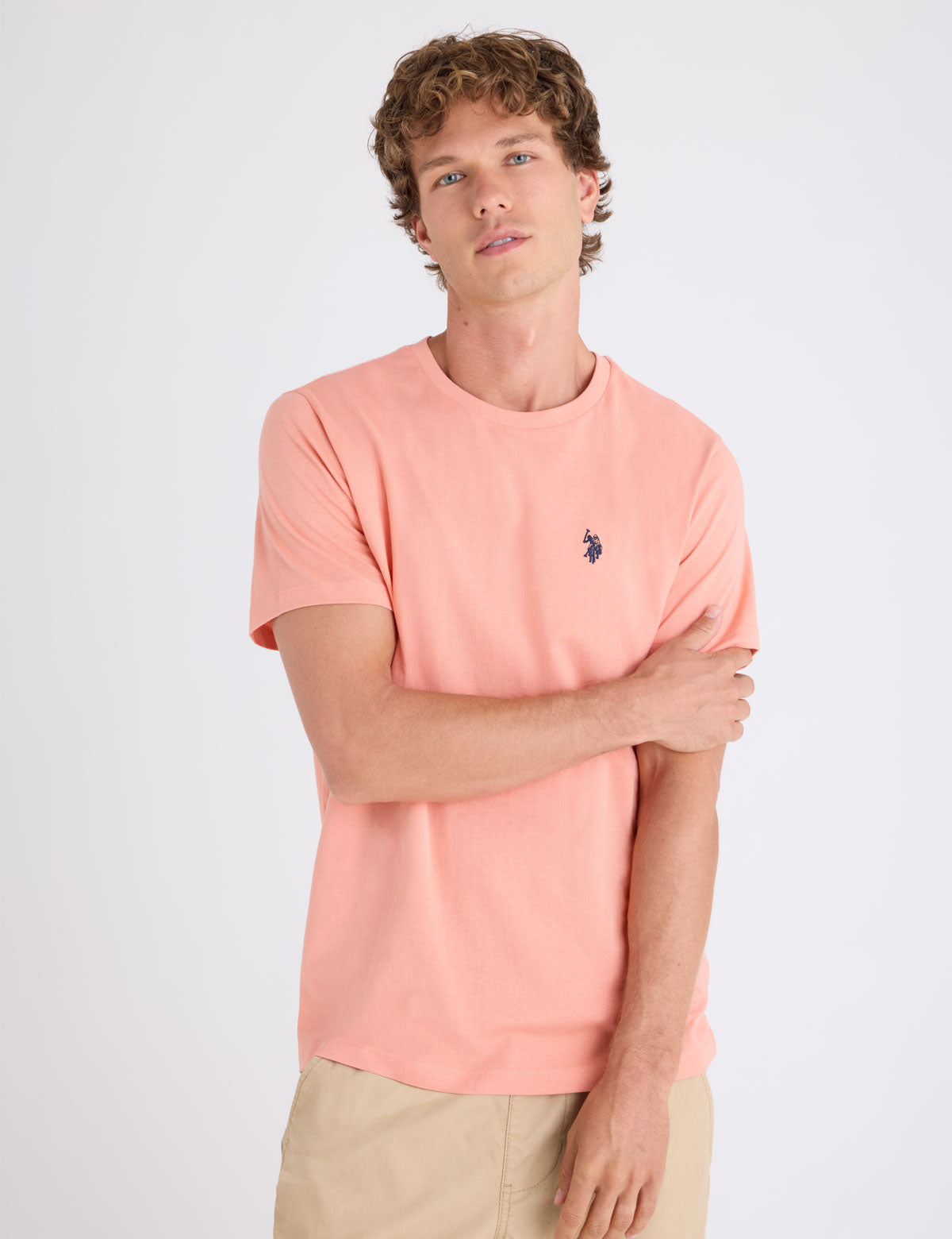 SOLID CREW NECK T-SHIRT