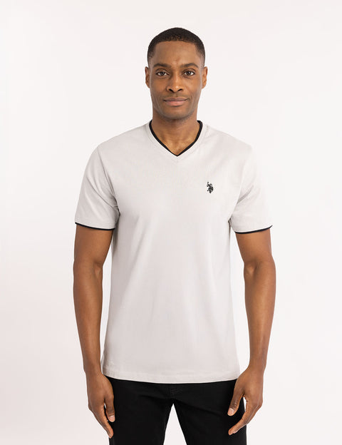 DOUBLE V-NECK T-SHIRT - U.S. Polo Assn.