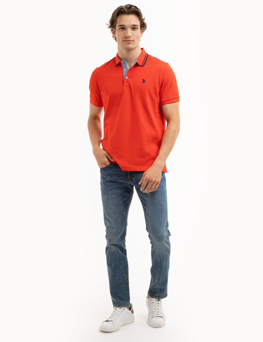 DOT PRINT POLO SHIRT– U.S. Polo Assn.