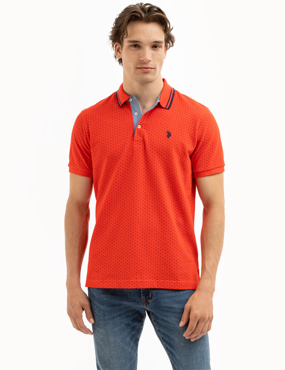 DOT PRINT POLO SHIRT– U.S. Polo Assn.