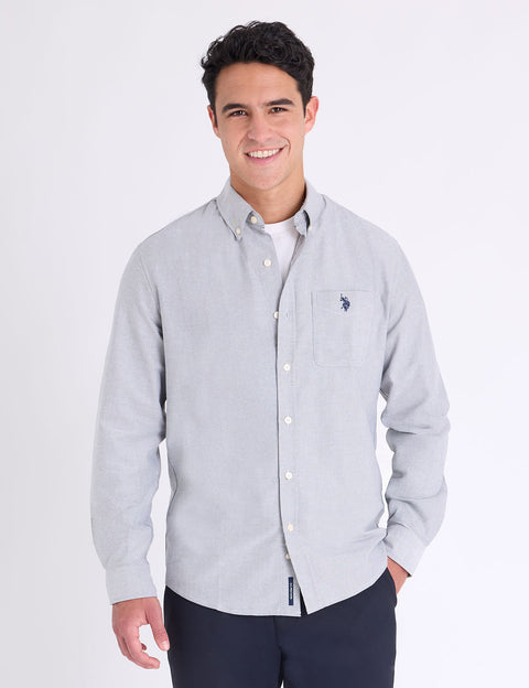 LONG SLEEVE STRETCH OXFORD SHIRT - U.S. Polo Assn.