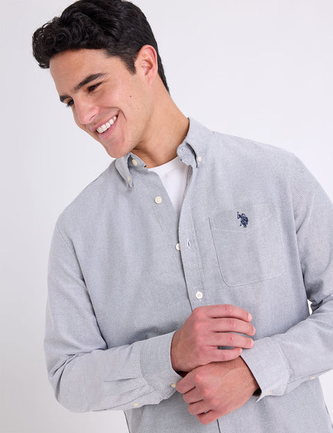 LONG SLEEVE STRETCH OXFORD SHIRT - U.S. Polo Assn.