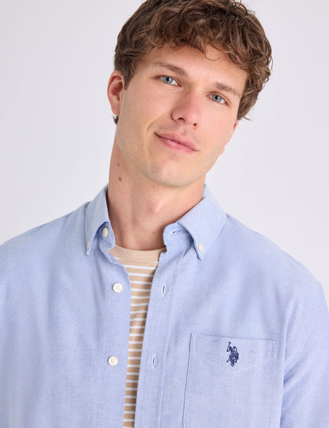 LONG SLEEVE STRETCH OXFORD SHIRT - U.S. Polo Assn.