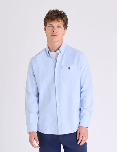 LONG SLEEVE STRETCH OXFORD SHIRT - U.S. Polo Assn.