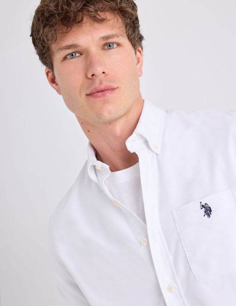 LONG SLEEVE STRETCH OXFORD SHIRT - U.S. Polo Assn.