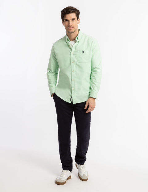 LONG SLEEVE STRETCH OXFORD SHIRT - U.S. Polo Assn.
