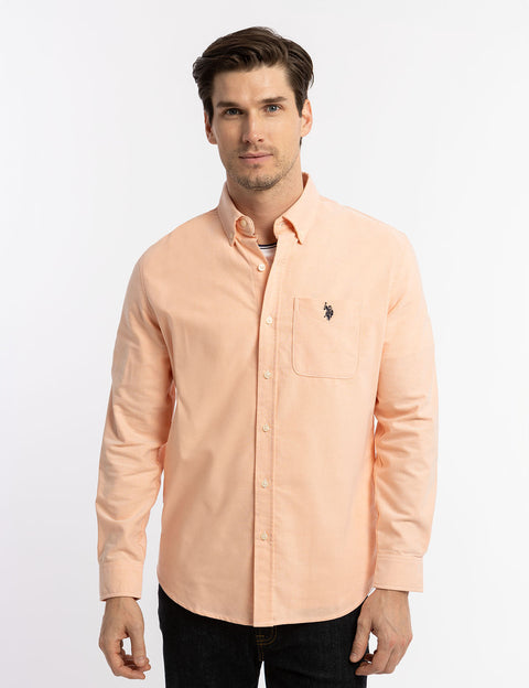 LONG SLEEVE STRETCH OXFORD SHIRT - U.S. Polo Assn.