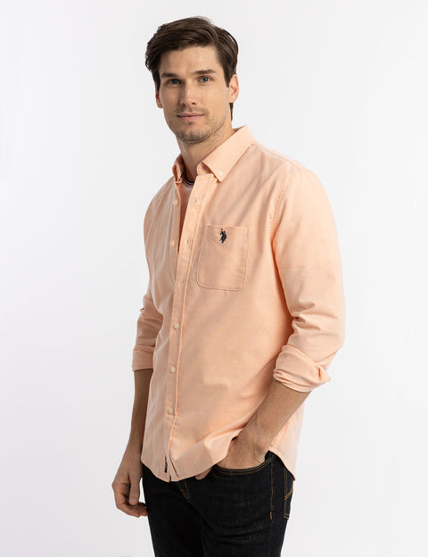 LONG SLEEVE STRETCH OXFORD SHIRT - U.S. Polo Assn.