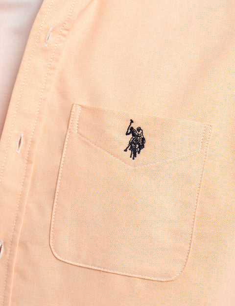 LONG SLEEVE STRETCH OXFORD SHIRT - U.S. Polo Assn.