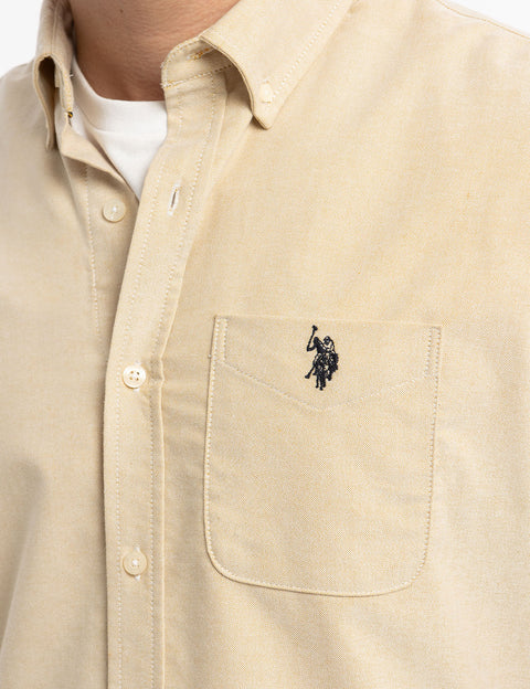 LONG SLEEVE STRETCH OXFORD SHIRT - U.S. Polo Assn.