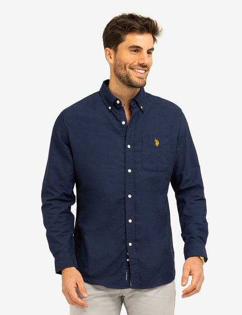 LONG SLEEVE STRETCH OXFORD SHIRT - U.S. Polo Assn.