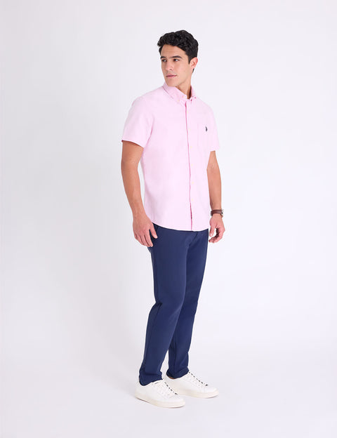 SHORT SLEEVE STRETCH OXFORD SHIRT - U.S. Polo Assn.