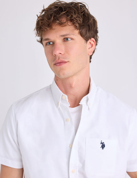 SHORT SLEEVE STRETCH OXFORD SHIRT - U.S. Polo Assn.
