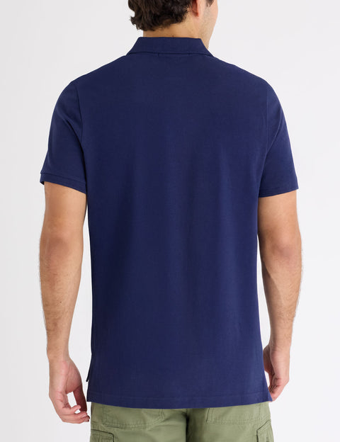 SOLID PIQUE SMALL LOGO POLO SHIRT - U.S. Polo Assn.