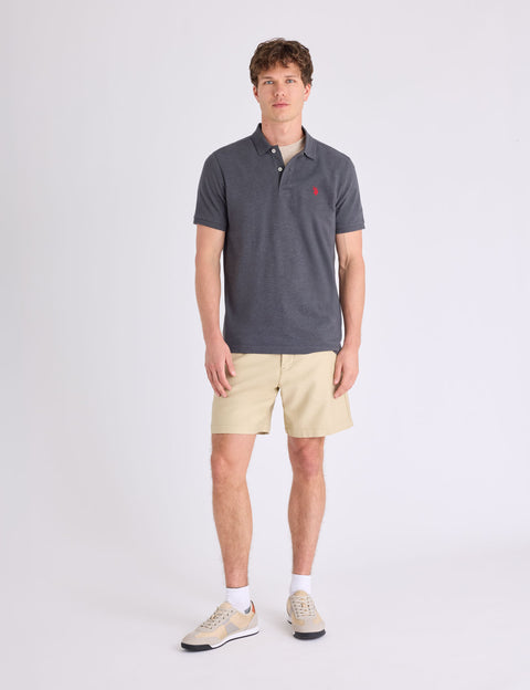SOLID PIQUE SMALL LOGO POLO SHIRT - U.S. Polo Assn.