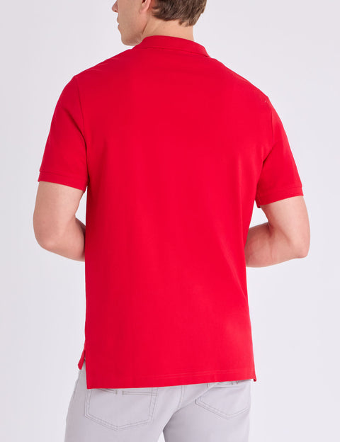 SOLID PIQUE SMALL LOGO POLO SHIRT - U.S. Polo Assn.