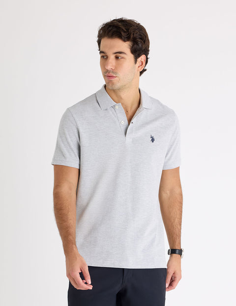 SOLID PIQUE SMALL LOGO POLO SHIRT - U.S. Polo Assn.