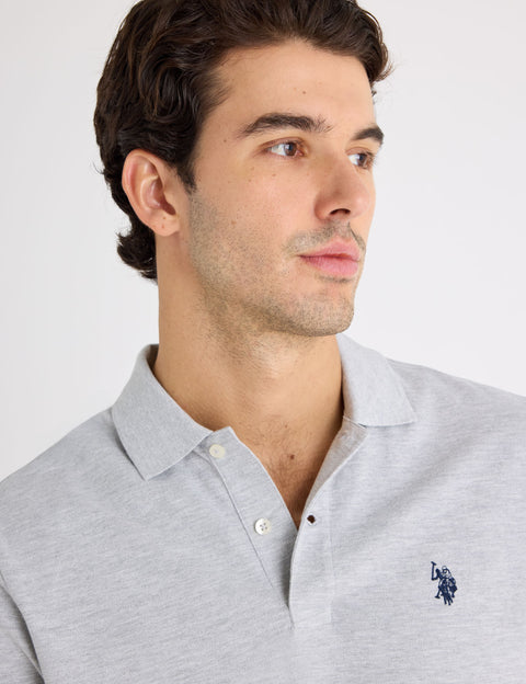 SOLID PIQUE SMALL LOGO POLO SHIRT - U.S. Polo Assn.