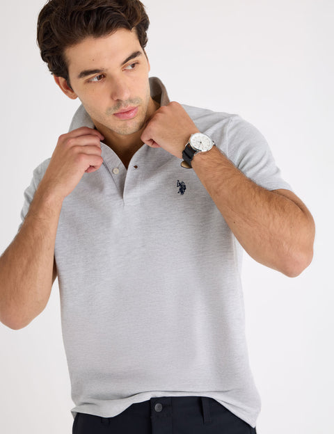 SOLID PIQUE SMALL LOGO POLO SHIRT - U.S. Polo Assn.