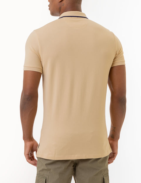 SLIM FIT STRETCH PIQUE SOLID POLO SHIRT - U.S. Polo Assn.