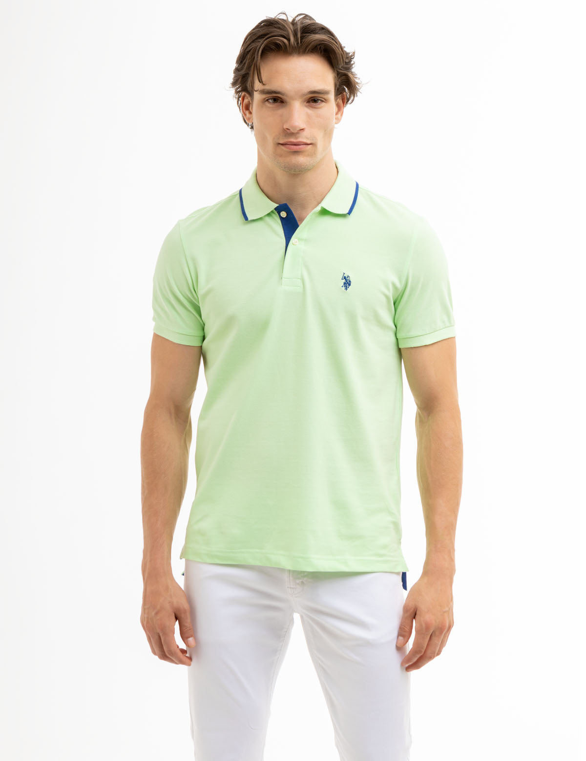 Stretch Pique Short Sleeve Polo main image 0