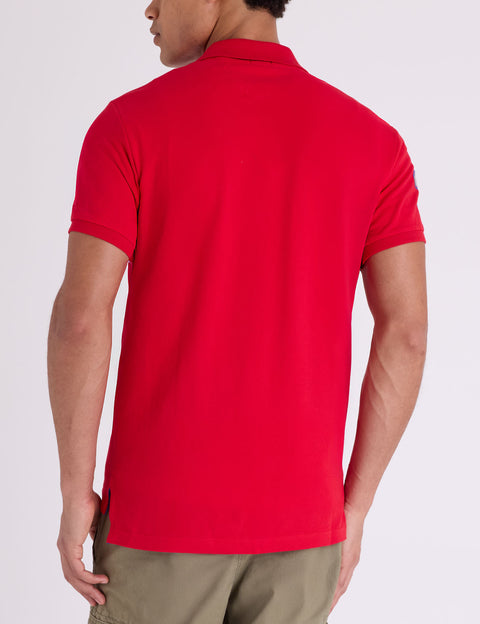 SLIM FIT STRETCH SOLID POLO SHIRT - U.S. Polo Assn.