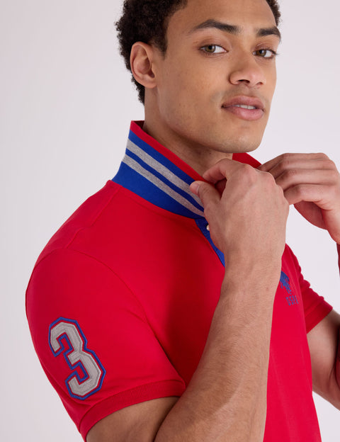 SLIM FIT STRETCH SOLID POLO SHIRT - U.S. Polo Assn.