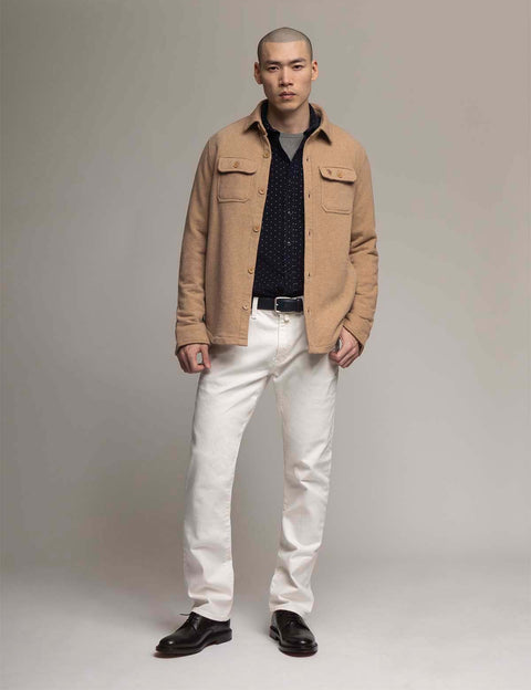 WHITE LABEL FRENCH TERRY SHACKET - U.S. Polo Assn.