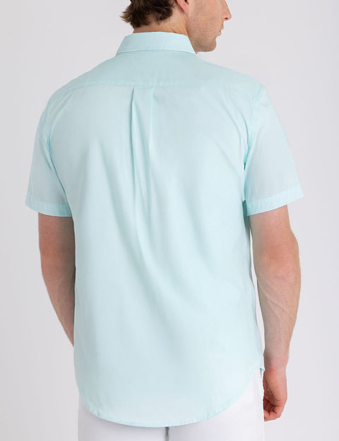 SHORT SLEEVE STRETCH POPLIN SHIRT - U.S. Polo Assn.